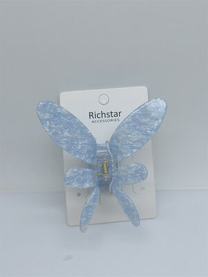 Reusable Acrylic Hair Accessories Butterfly Claw Clip For Girls
