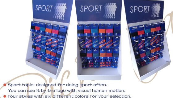 Shopping Mall Hair Display Stand Free Standing Multiscene Durable