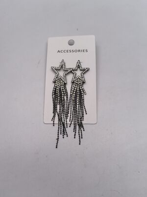 Shining Star-shaped Earring for Kids with Tassel Effect