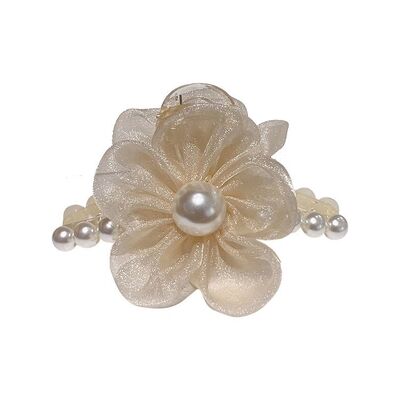 Pure and Fresh Pearl Flower Hair Claw Clip
