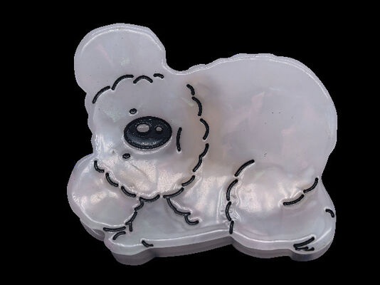 Versatile Hair Accessory Practical Cute Animal Acrylic Hair Claw Clip for All Seasons