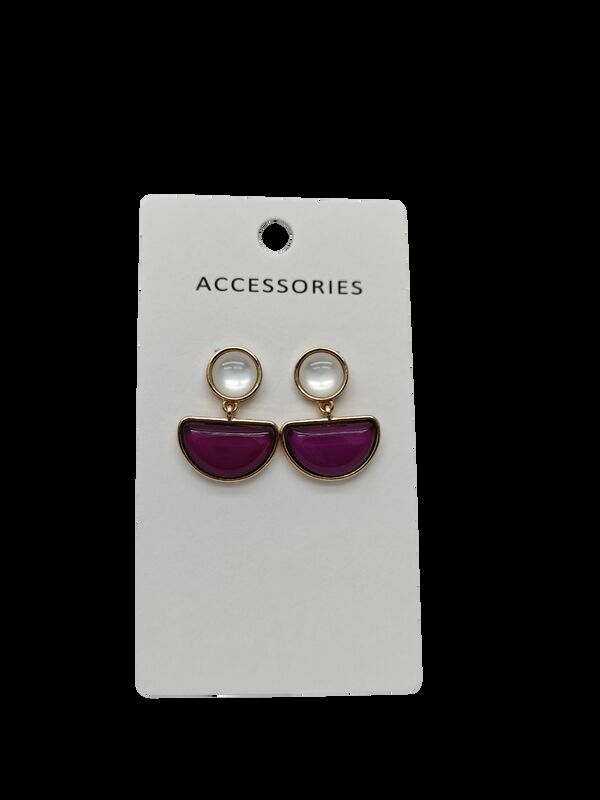 Elegant Geometric Stud Earrings for Women Simple Water Drop Design Classic Fashionable Jewelry Accessories